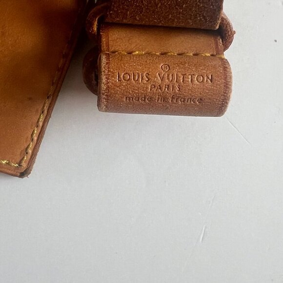 Louis Vuitton Mens Vachetta Bag Name Tag & Handle Keeper - Picture 4 of 7